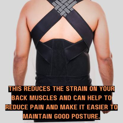 Posture Corrector Free Size Designed to provide exceptional Back Straight And Shoulder Support Belt