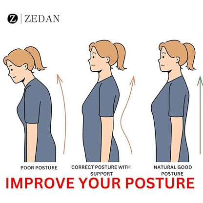 Posture Corrector Free Size Designed to provide exceptional Back Straight And Shoulder Support Belt