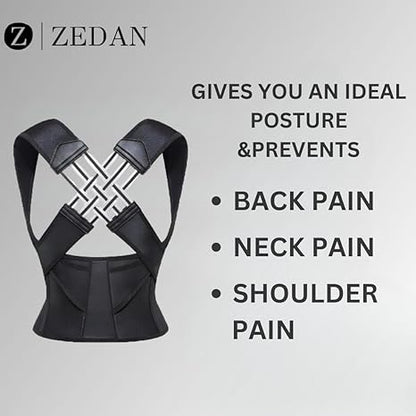 Posture Corrector Free Size Designed to provide exceptional Back Straight And Shoulder Support Belt