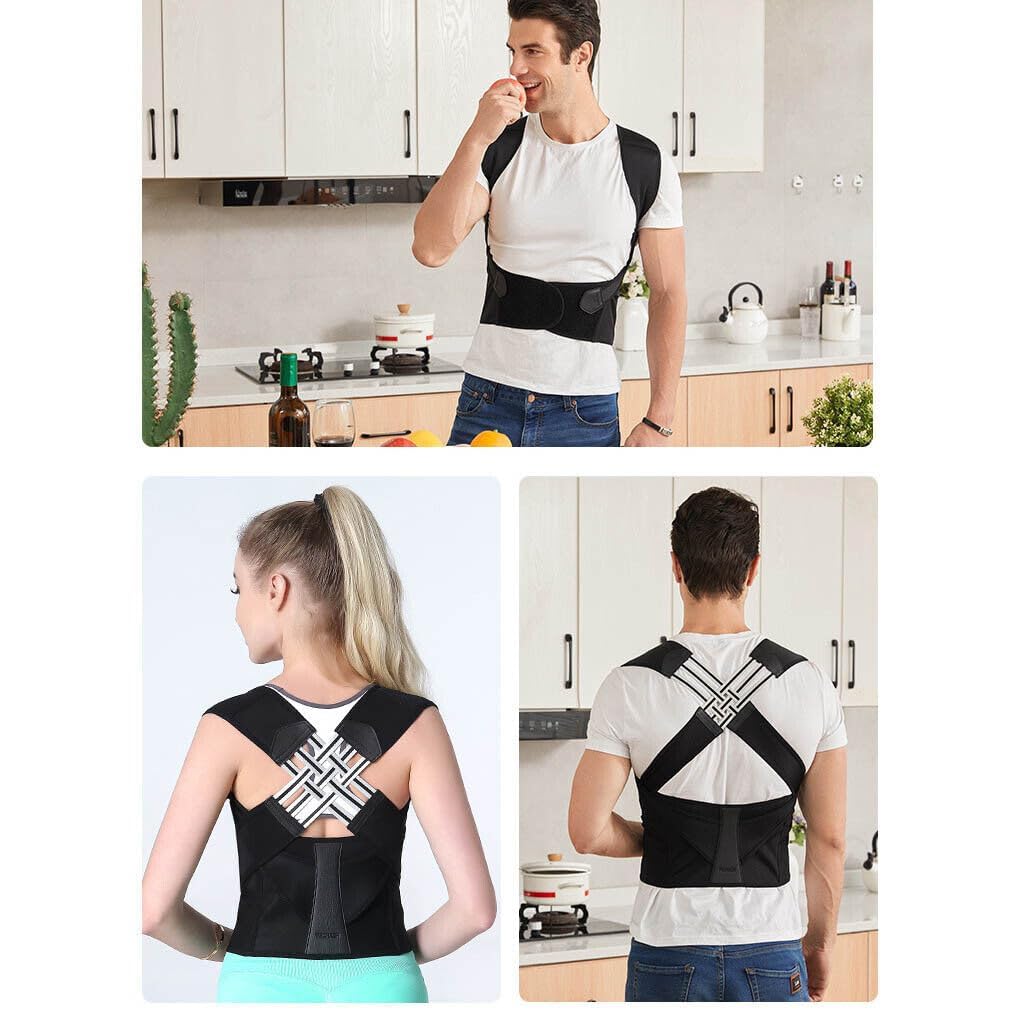 Posture Corrector Free Size Designed to provide exceptional Back Straight And Shoulder Support Belt